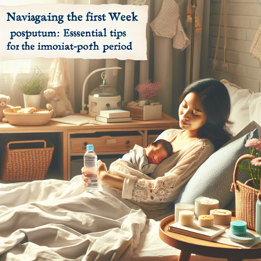 Navigating the First Week Postpartum: Essential tips for the immediate post-birth period.