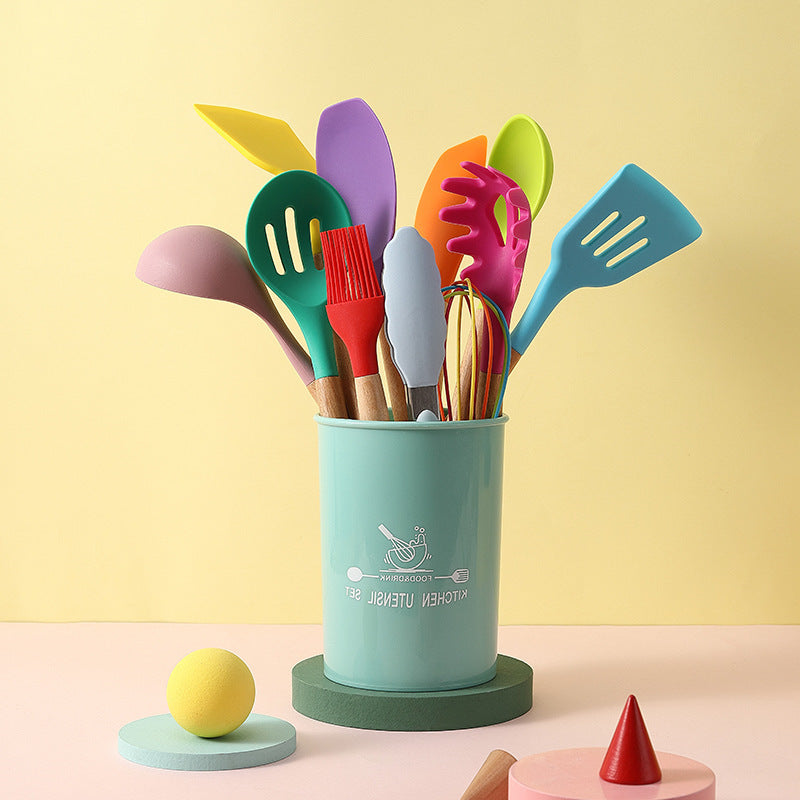 Importikaah-Silicone-Kitchenware-Set-Heat-Resistant-Baking-Tools