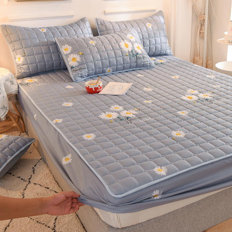 Dustproof-bed-cover-with-cotton-fabric