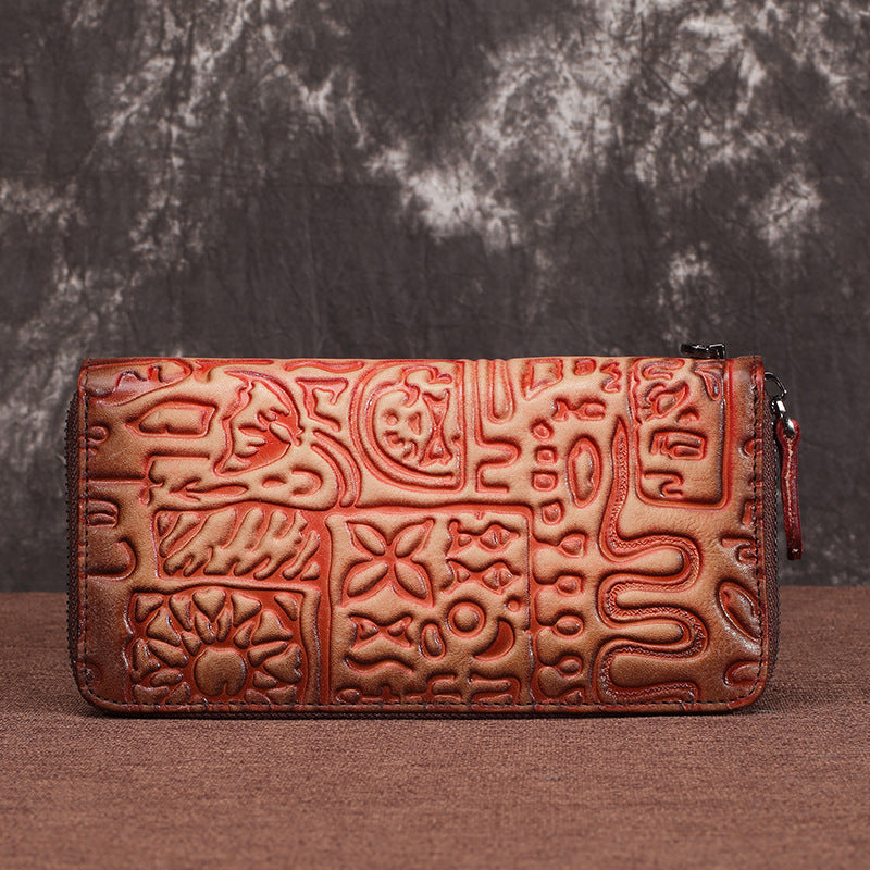 Retro-style-leather-clutch-wallet-for-women-#-Retro-Style