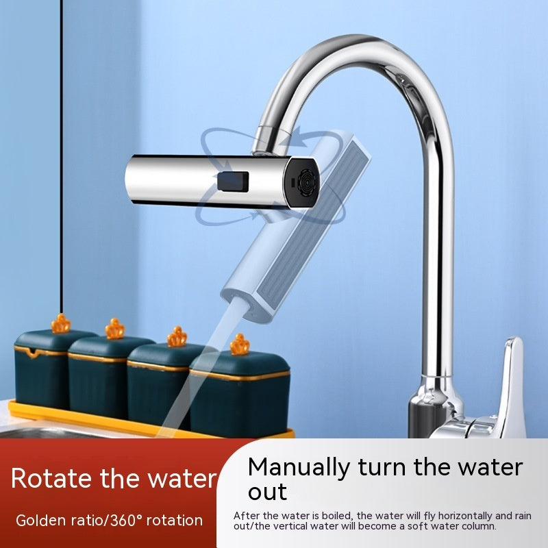 Importikaah-Splash-Proof-Kitchen-Faucet-Sprinkler-in-action