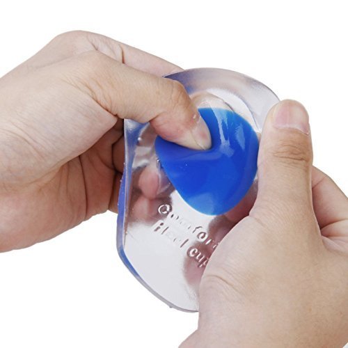 Importikaah Silicone Gel Shock Cushion Orthotic Insole Plantar Heel Support Cup
