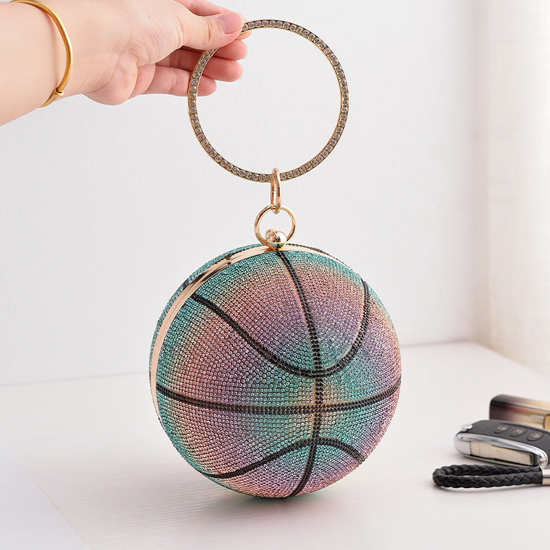 Vibrant-basketball-clutch-enhanced-with-sparkle-and-style