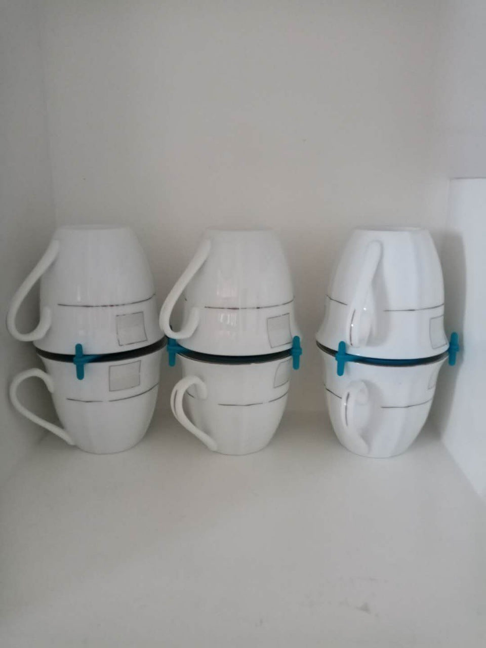 Importikaah Glass coffee mug organizer