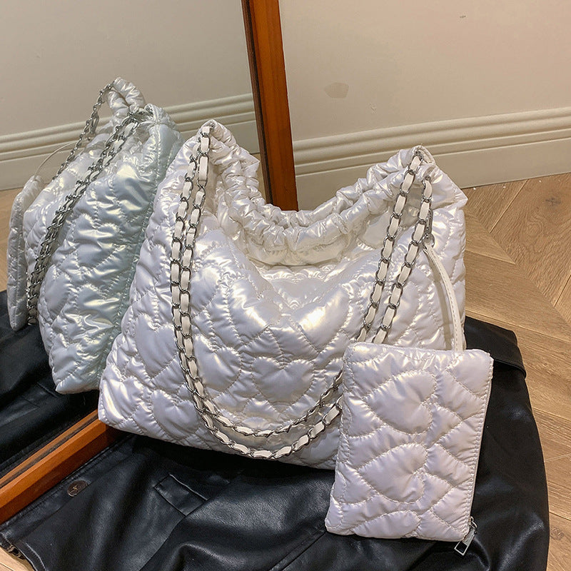 Multiple-compartment-gray-Korean-style-bag
