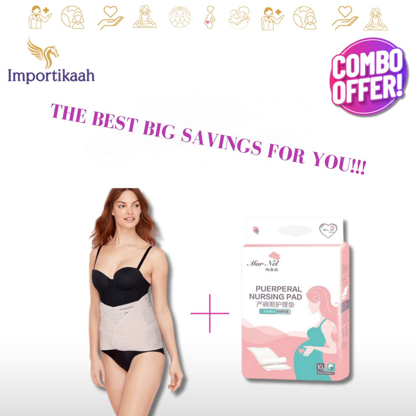 Importikaah-Combo-Bonus-Offer -Importikaah-3-in-1-Post-Pregnancy-Signature-Belt