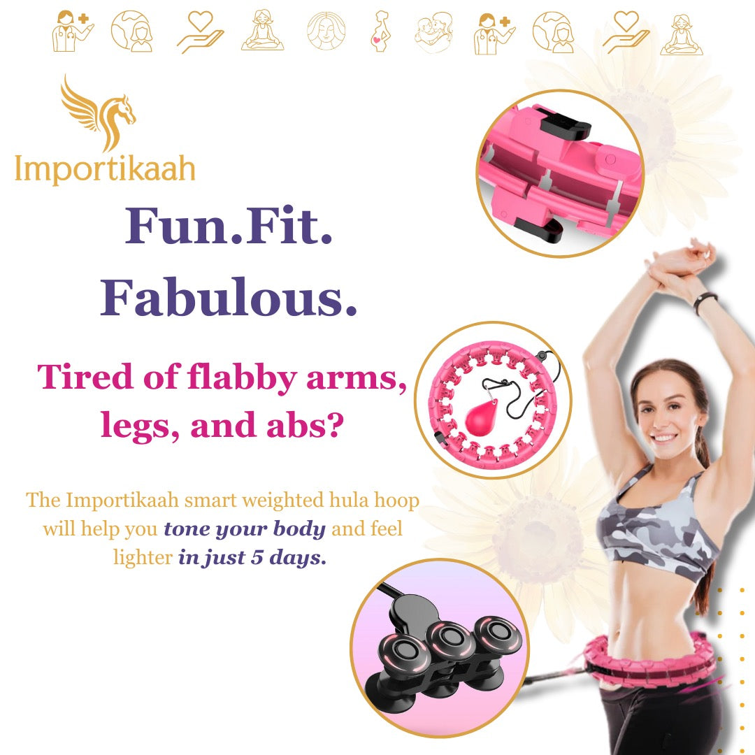 Smart Weighted Hula Hoop for Weight Loss for Sale at Importikaah
