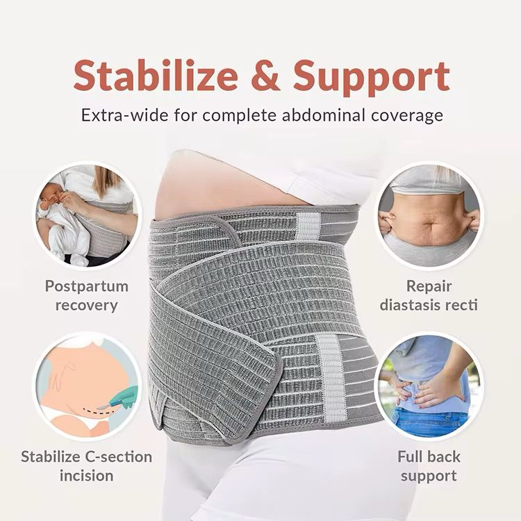Comfortable-Belly-Support-Wrap – Helps-reduce-swelling-and-improve-posture-after-childbirth