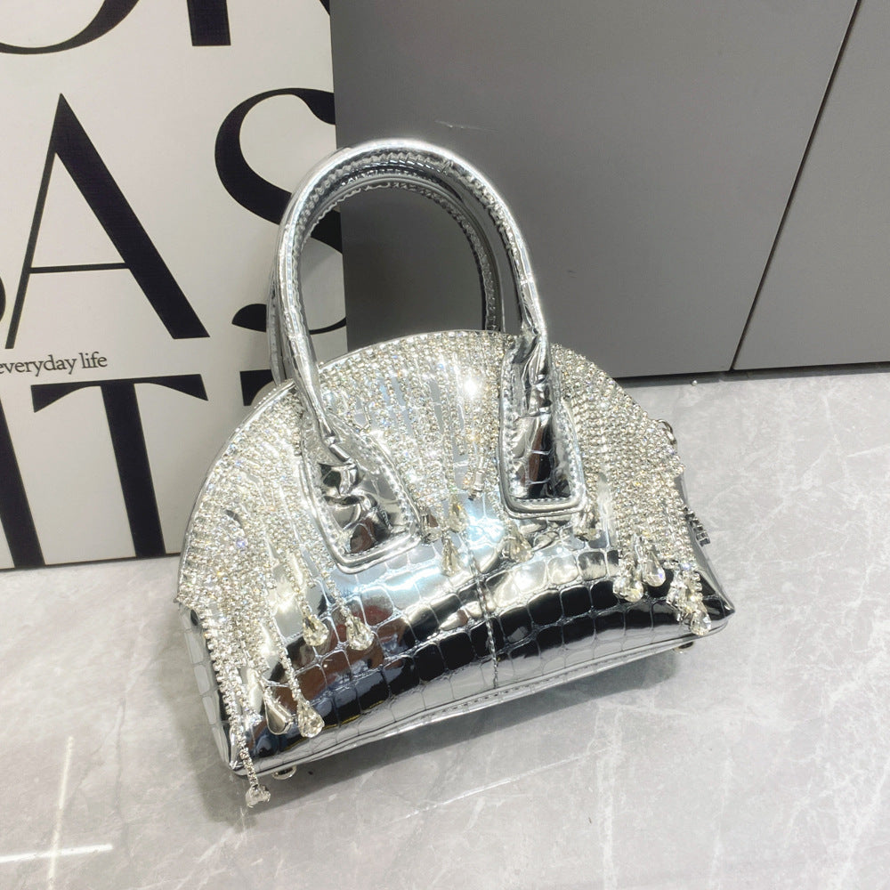 Stylish-PVC-crossbody-bag-with-diamond-tassel