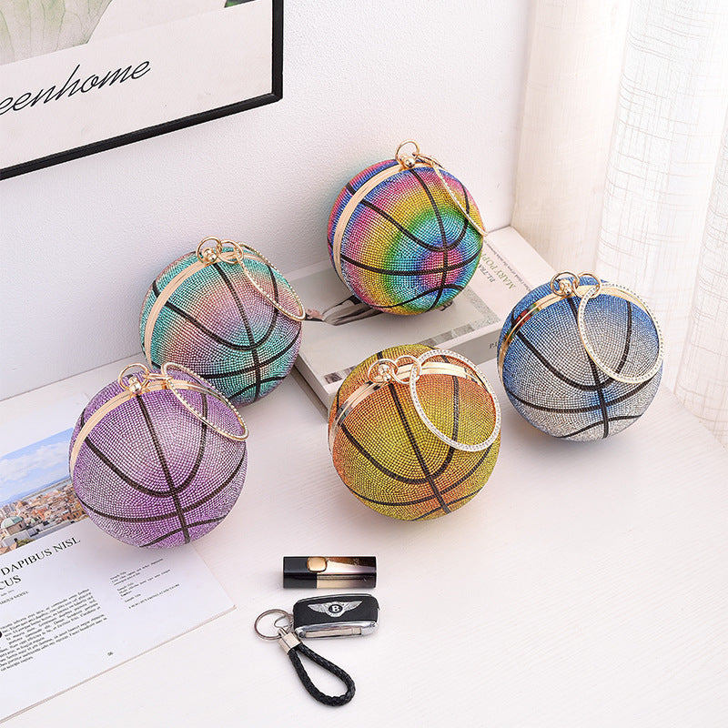 Glamorous-basketball-themed-clutch-with-sparkling-diamonds