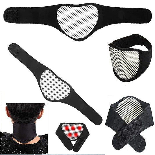 Self-heating-neck-pain-relief-set-with-massager-warmer-and-therapy-pad