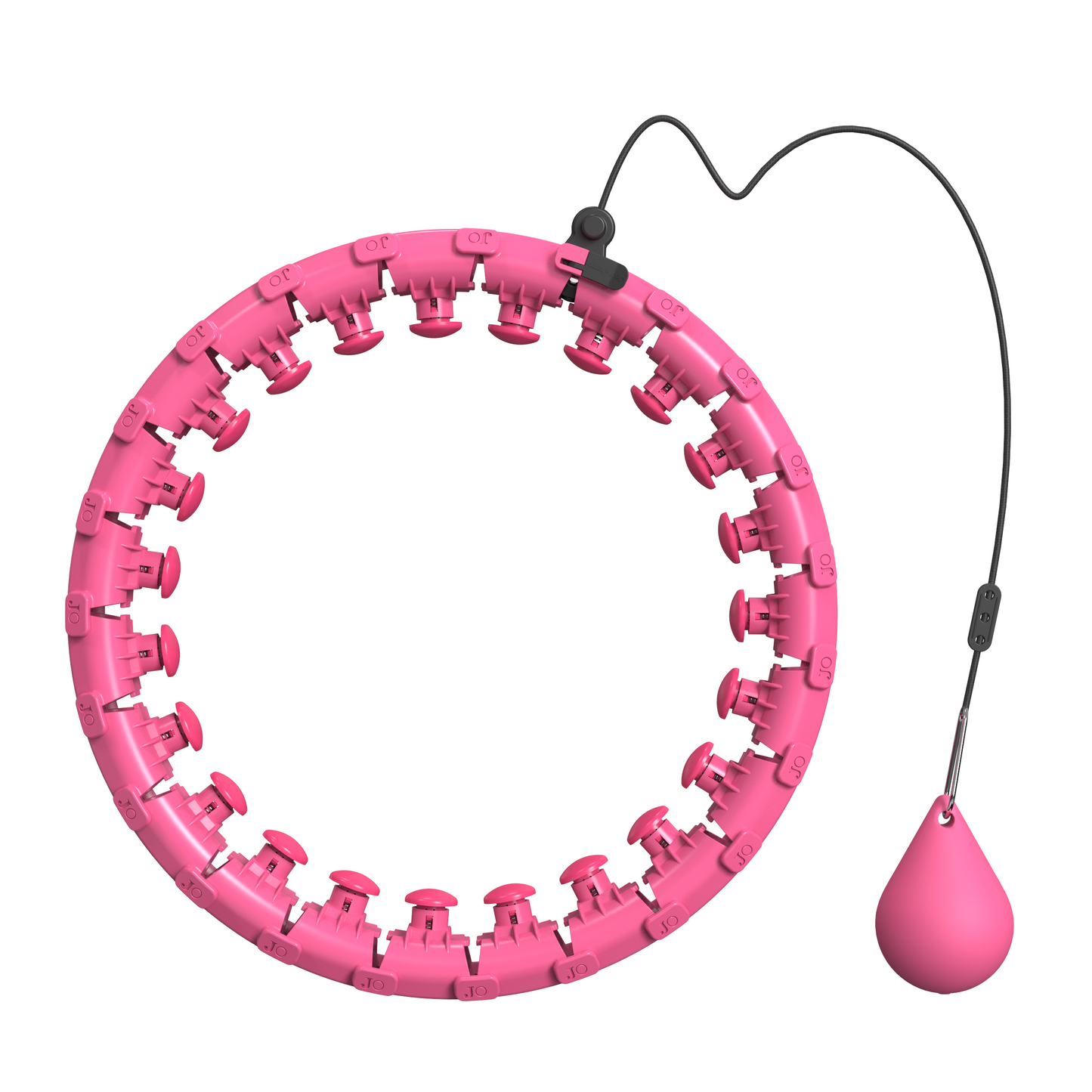 The-Importikaah-Smart-Weighted-QuickFit-Hula-Hoop-pink-hoop