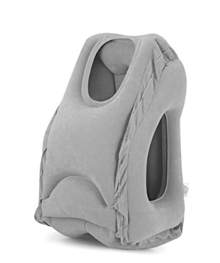 Importikaah Inflatable Adjustable Nap Travel Pillow Airplane Tour & Travel Accessories