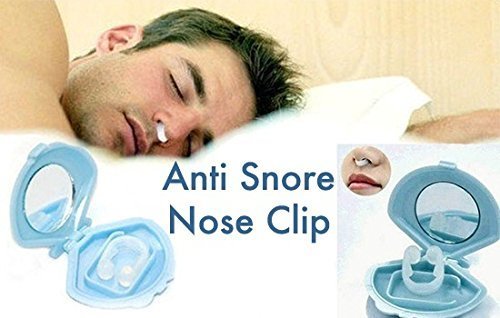 Importikaah Silicone Anti Snore Stopper Device Nose Clip Sleeping Aid with Case