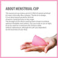 Importikaah Reusable Menstrual Cup MEDIUM LARGE Size For WOMEN GIRLS of ALL AGES (Sanitary Napkins And Tampons Alternative)