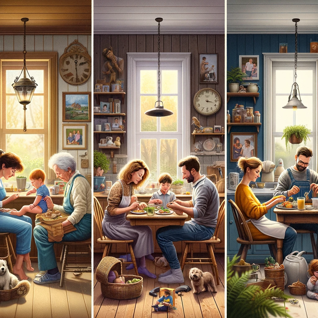 Nurturing Generations: The Evolution of Parenting from the 80s to Today