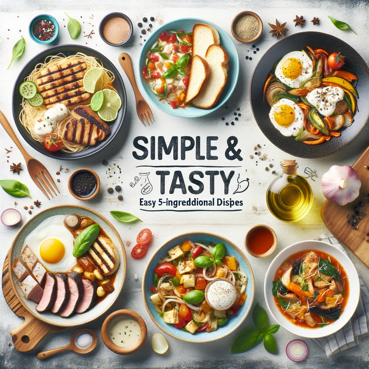Quick Meals, International Cuisine, Easy Recipes, 5-Ingredient Dishes