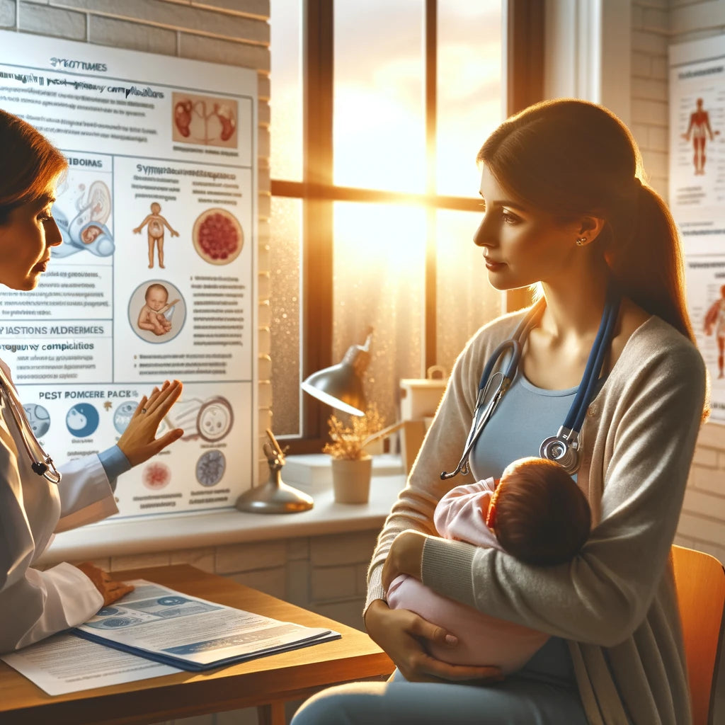 Post-pregnancy complications, postpartum recovery, maternal health ...