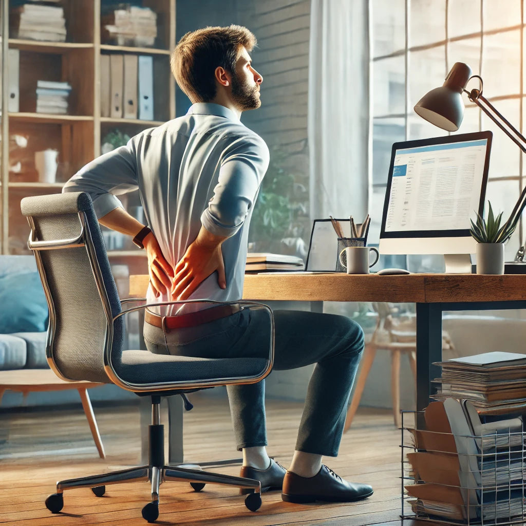 remote work back pain, desk job back pain, lower back pain relief ...