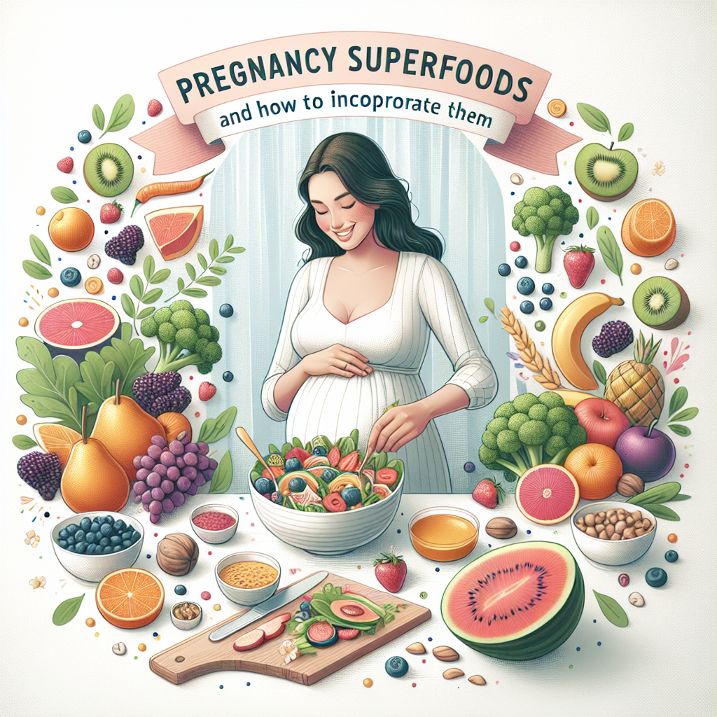 Pregnancy Superfoods and How to Incorporate Them: Exploring and utilizing superfoods.