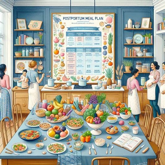 Creating a Postpartum Meal Plan: Nutritious and easy meal ideas for new moms.