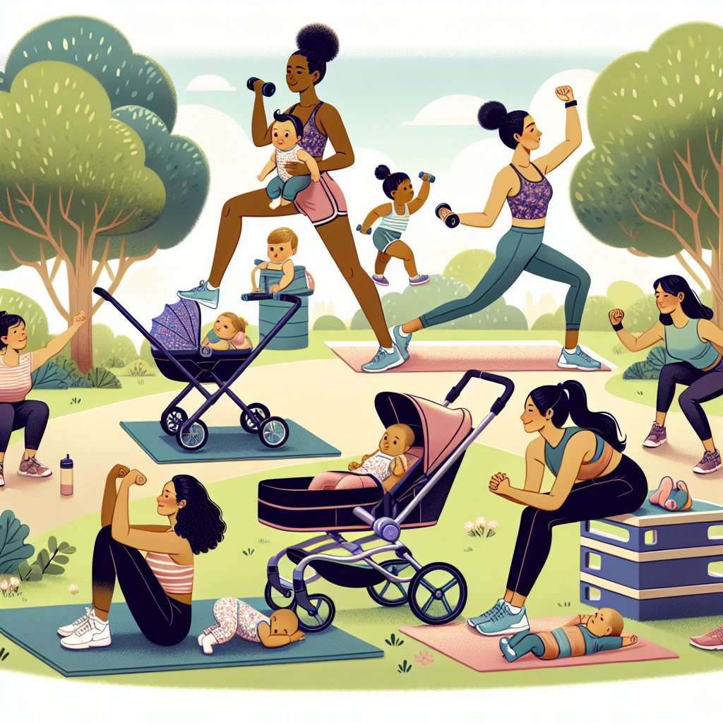 Postpartum Fitness: Incorporating Baby into Workouts: Ways to exercise with your baby.