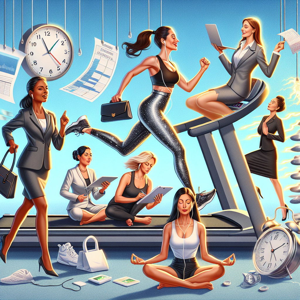 Fitness Tips for Working Women: Balancing fitness with a busy work schedule.