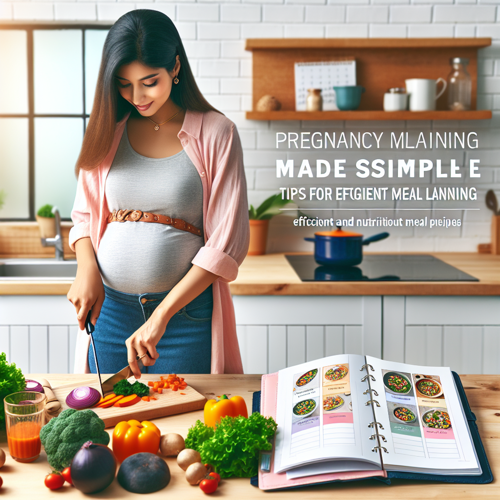 Pregnancy Meal Planning Made Simple: Tips for efficient and nutritious meal planning.
