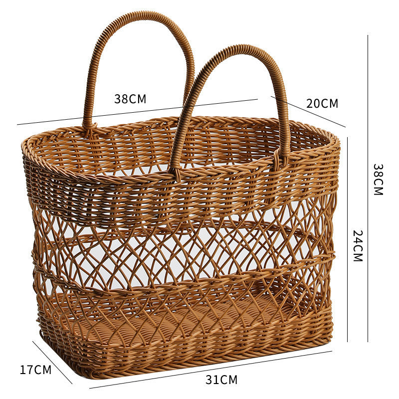 Versatile-brown-picnic-basket-perfect-for-outdoor-gatherings