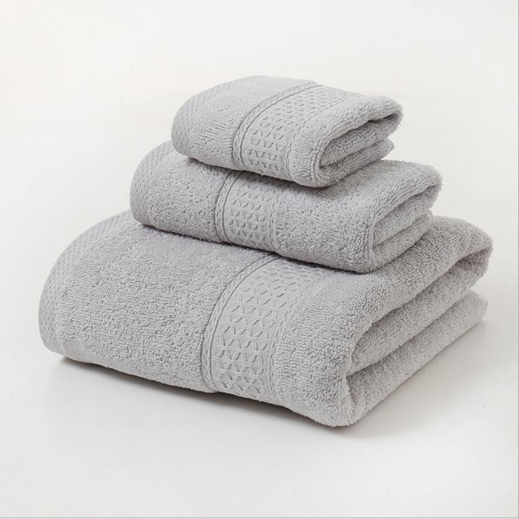 Importikaah-Cotton-Bath-Towel-Set-in-various-plain-colours-ideal-for-valentines-day-grey