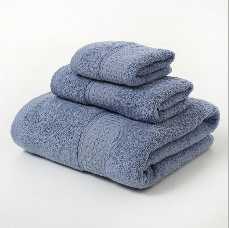 Importikaah-Cotton-Bath-Towel-Set-in-various-plain-colours-ideal-for-valentines-day-blue-grey