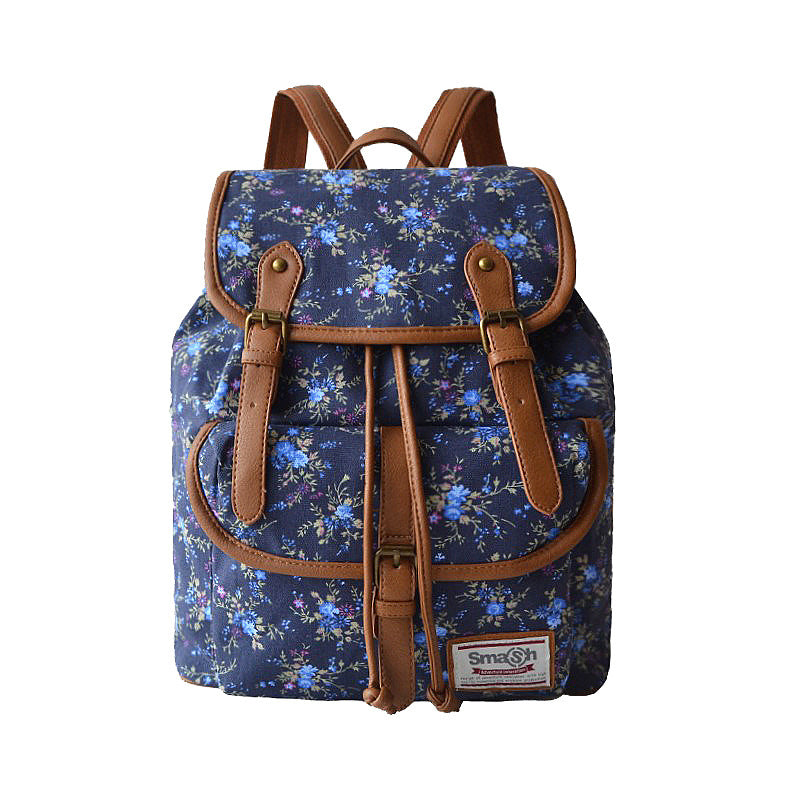 Canvas-cool-backpack-with-polyester-lining