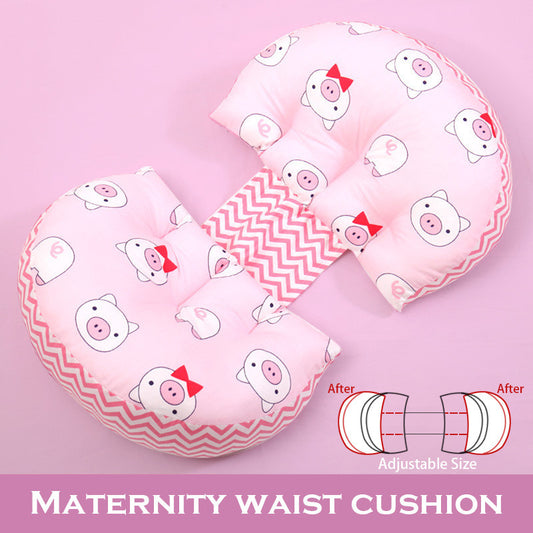 Importikaah Maternity Pillow: U-shaped Multifunctional Waist Support & Side Sleeping Pillow