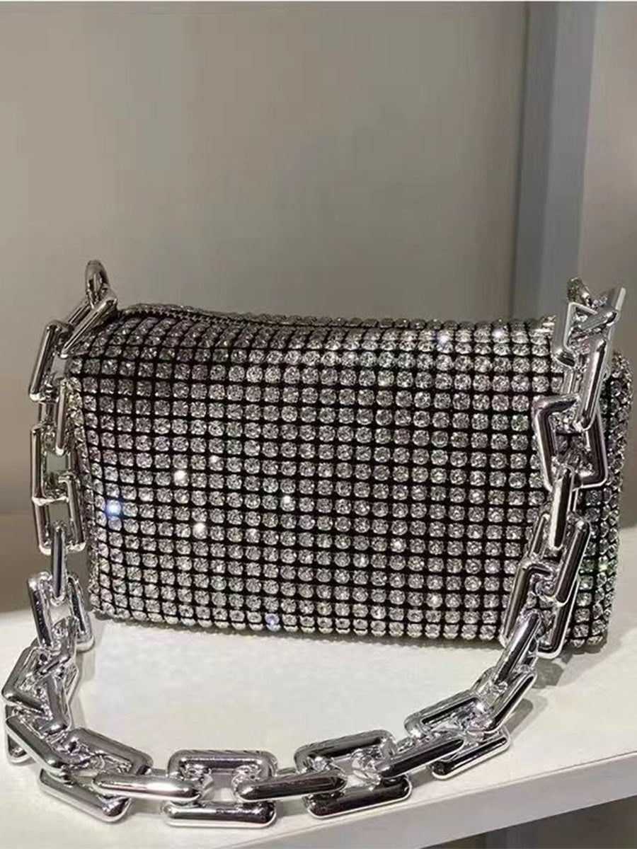 Chic-diamond-acrylic-crossbody-clutch#FashionStatement
