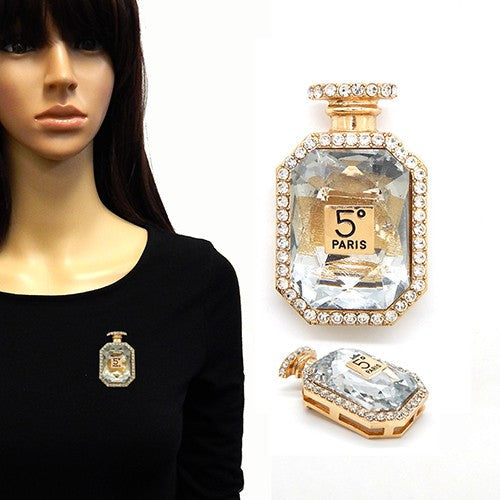 PERFUME BOTTLE BROOCH-0