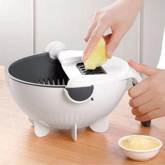 Efficient-Kitchen-Companion-Importikaah-Functional-Vegetable-Cutter-with-Drain-Basket-Your-Ultimate-Household-Shredder-Slicer-and-Grater