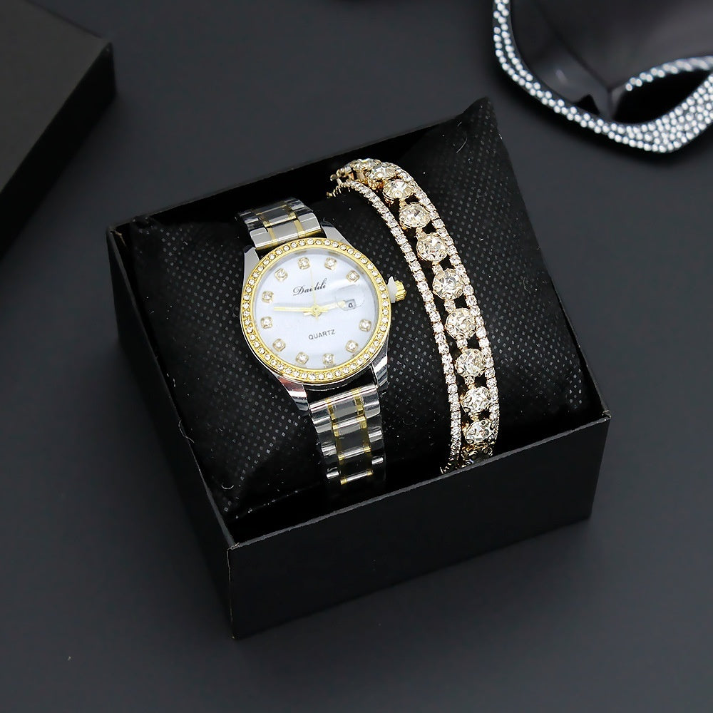 Affordable Luxury: Diamond Bracelet Watch for Women – Perfect Gift!