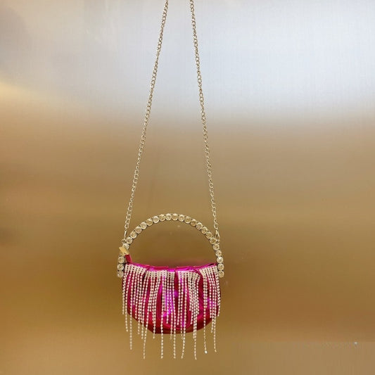 Rhinestone-Tassel-Mini-Shoulder-Bag-for-formal-events