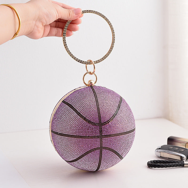 Eye-catching-basketball-inspired-clutch-with-diamond-embellishments