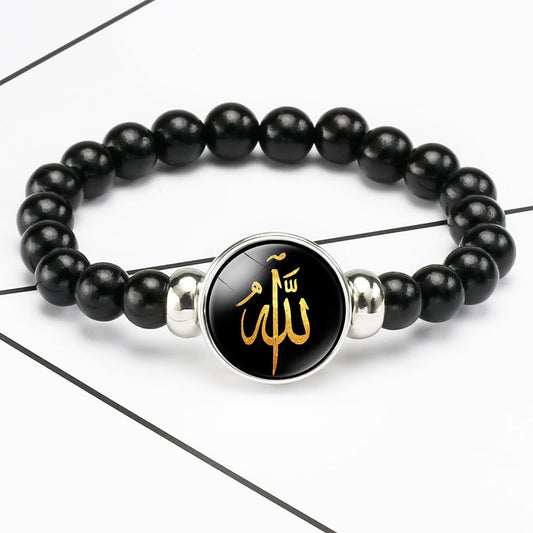 stylish-celestial-harmony-mens-bracelet-18mm-snap-button-glass-beads