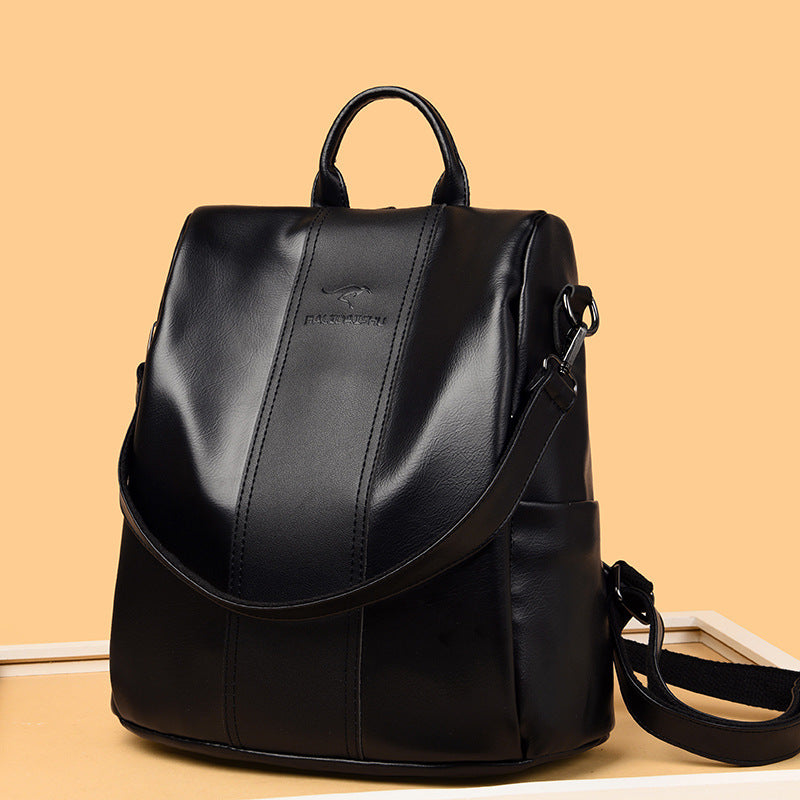 black-stylish-soft-leather-travel-bag