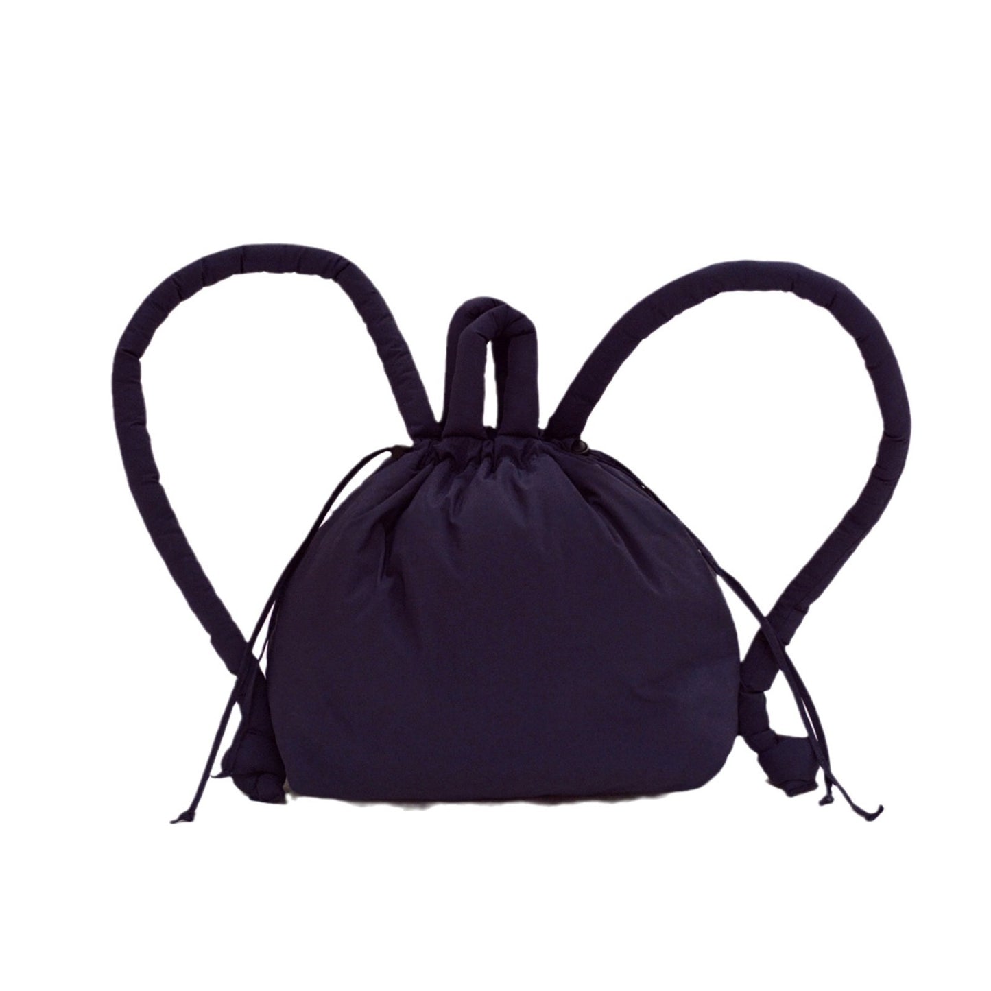 Dark-gray-nylon-shoulder-bag-with-European-retro-style-elements