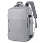 Gray-college-student-travel-bag-with-wet-dry-compartments