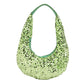 Stylish-U-shaped-handbag-with-sequins-and-stitching-elements