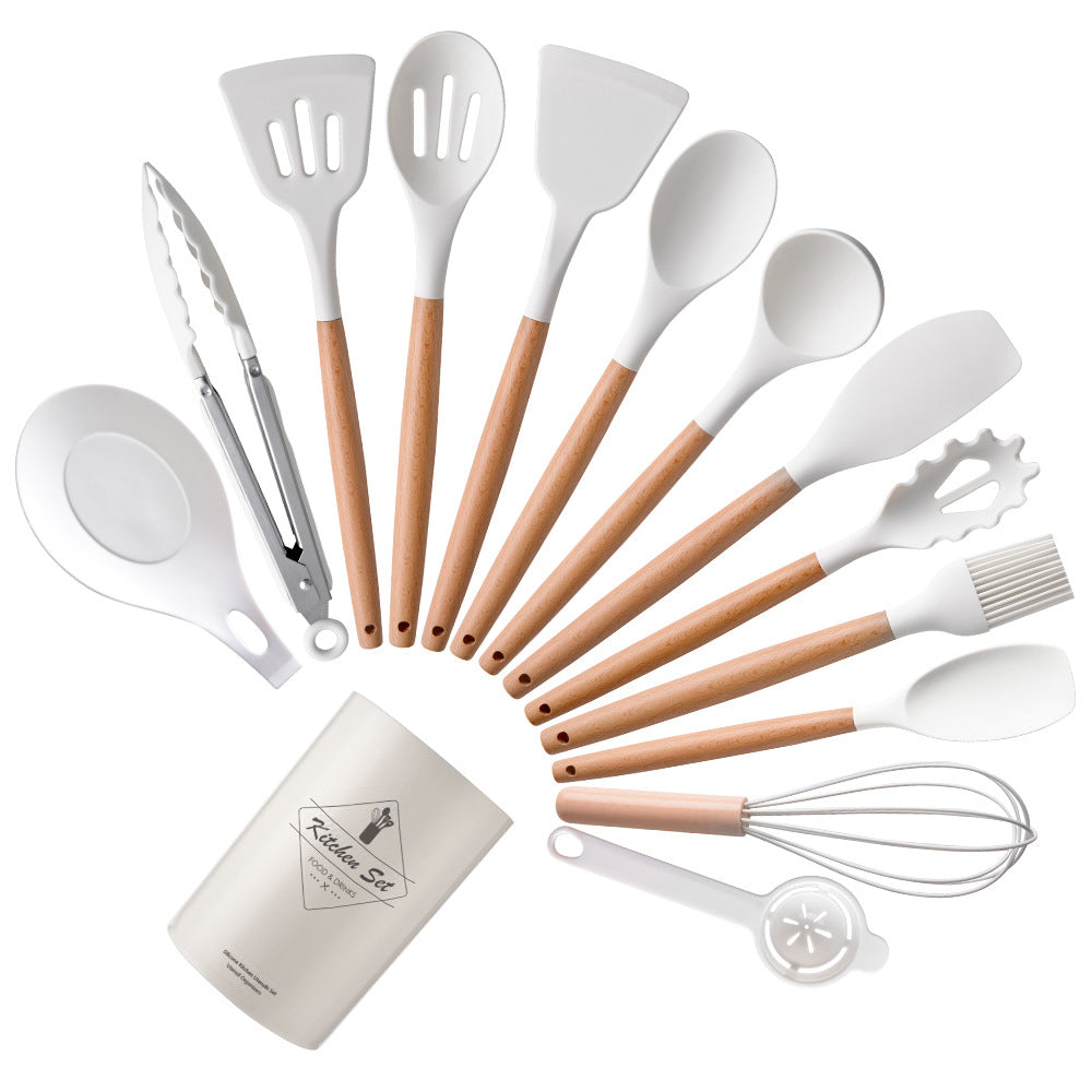 Importikaah's-14-Piece-Silicone-Utensil-Set-Elevate-your-cooking-with-the-Spot-Light-Collection-Non-stick-spatulas-for-a-seamless-kitchen-experience-all-white