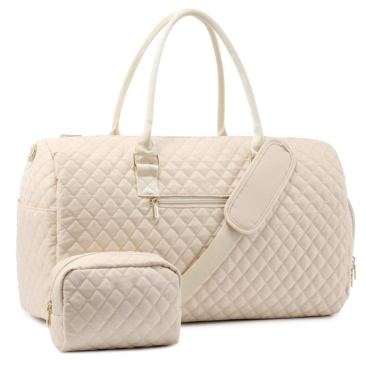 Stylish-quilted-carousel-wash-bag-in-beige-plaid