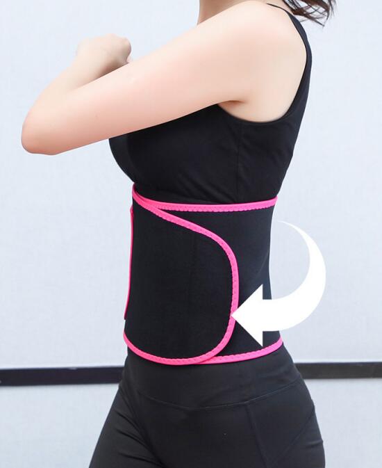 Importikaah-Adjustable-black-slimming-belt-snug-fit-featuring-built- phone-pocket-front-easy-access-support-shape-waist-stretchable-breathable-fabric