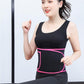 Importikaah-Adjustable-black-slimming-belt-snug-fit-featuring-built- phone-pocket-front-easy-access