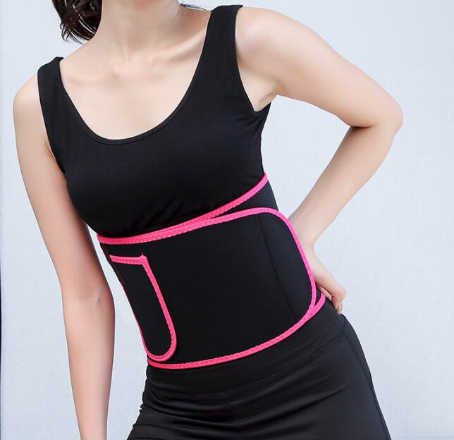 Importikaah-Adjustable-black-slimming-belt-snug-fit-featuring-built- phone-pocket-front-easy-access-support-shape-waist