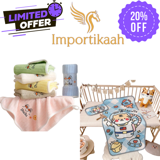 Importikaah-Baby-Bedding-Set-Soft-and-Cozy-Infant-Sheets